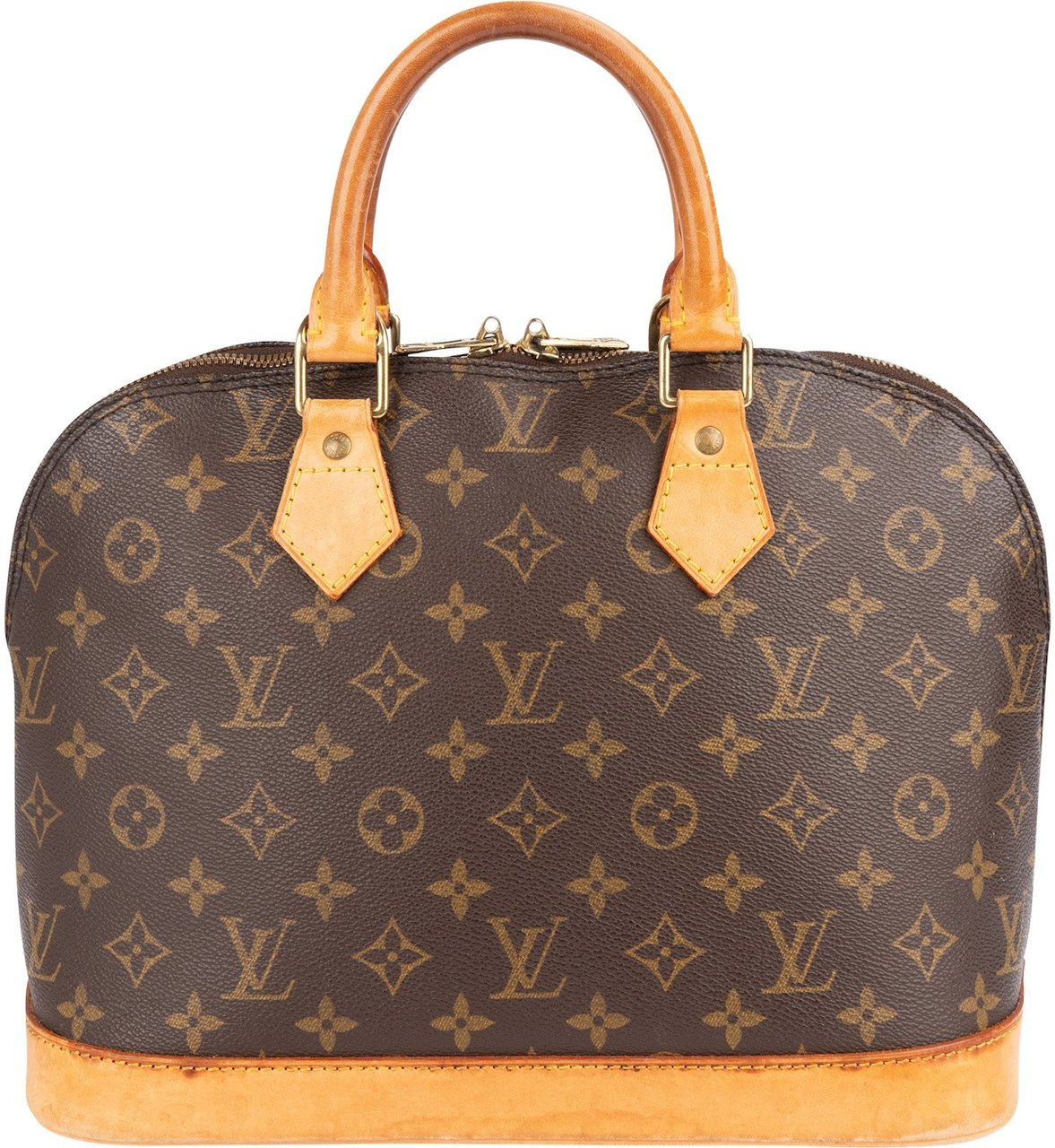 Louis Vuitton Louis Vuitton Monogram Canvas Alma PM Handbag Bruin