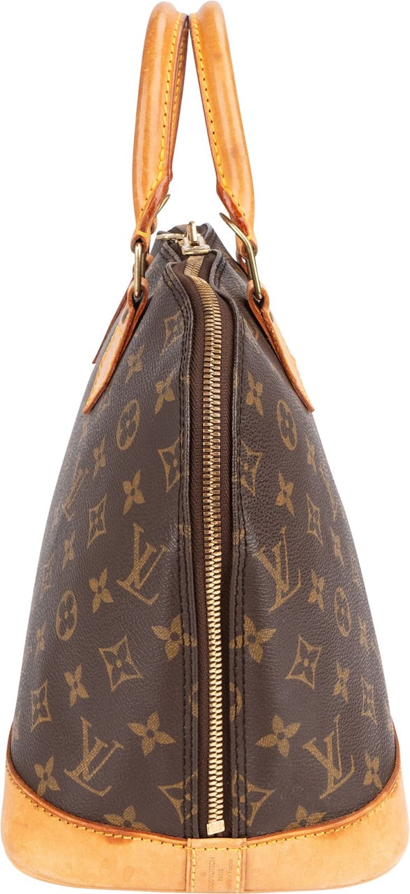 Louis Vuitton Louis Vuitton Monogram Canvas Alma PM Handbag Bruin