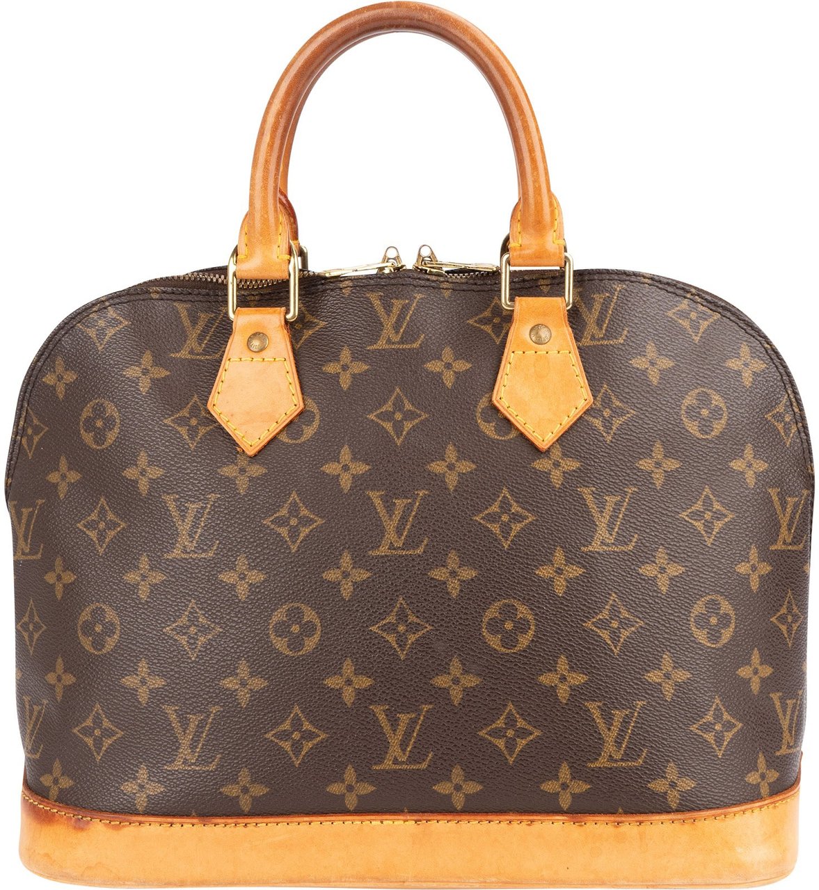 Louis Vuitton Louis Vuitton Monogram Canvas Alma PM Handbag Bruin