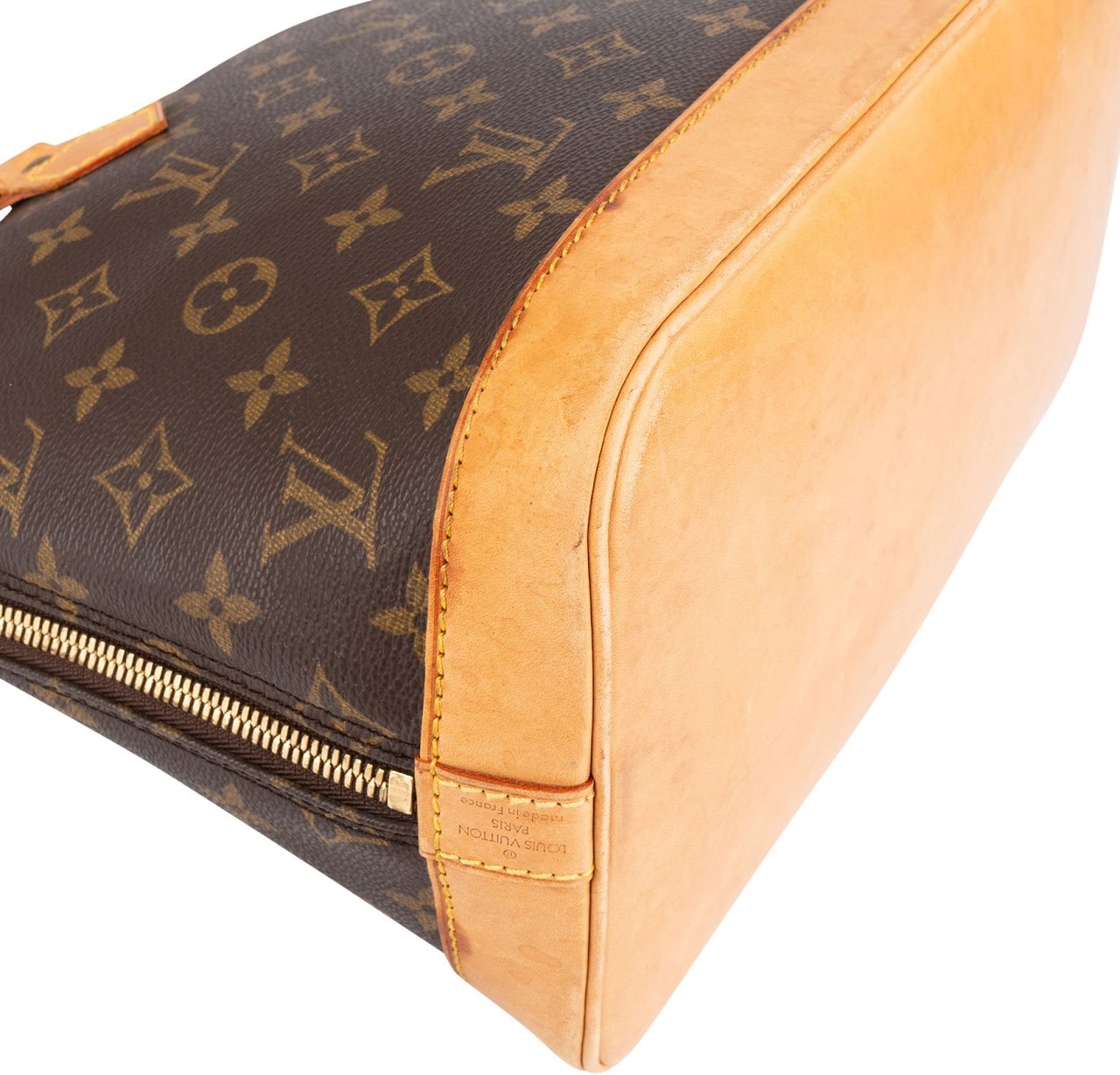 Louis Vuitton Louis Vuitton Monogram Canvas Alma PM Handbag Bruin