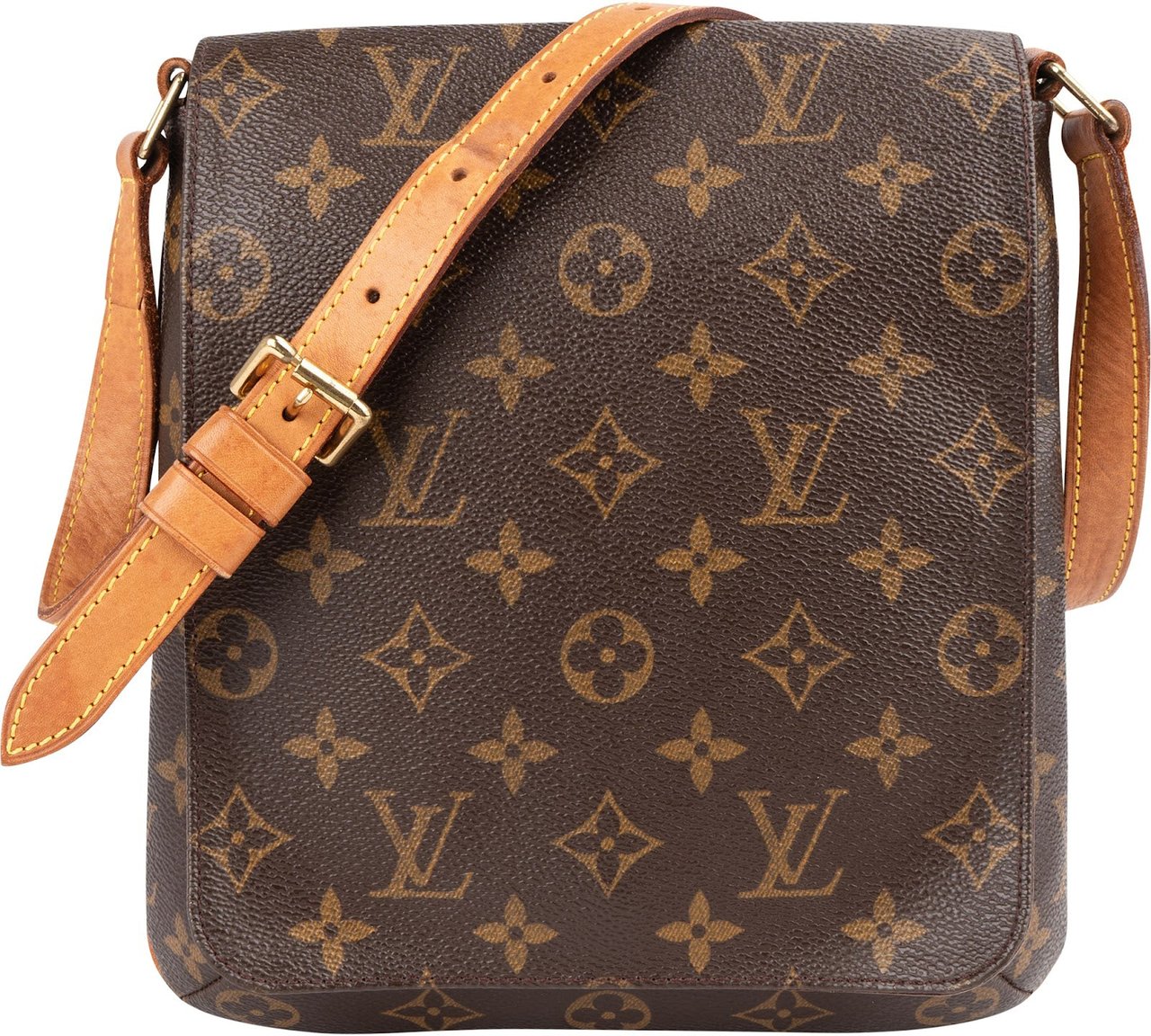 Louis Vuitton Louis Vuitton Monogram Canvas Musette Salsa PM Shoulder Bag Bruin