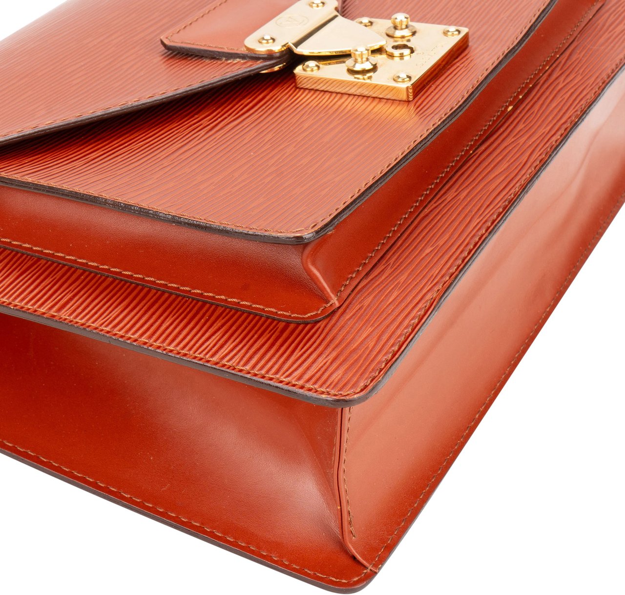 Louis Vuitton Louis Vuitton Cognac Epi Leather Monceau Handbag Divers