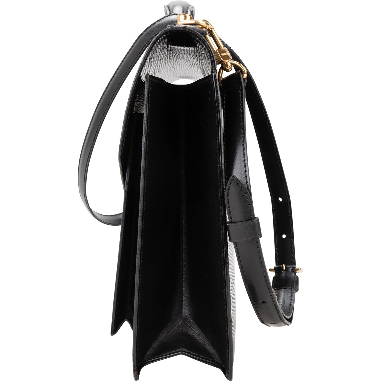 Louis Vuitton Louis Vuitton Noir Epi Leather Monceau Handbag Divers
