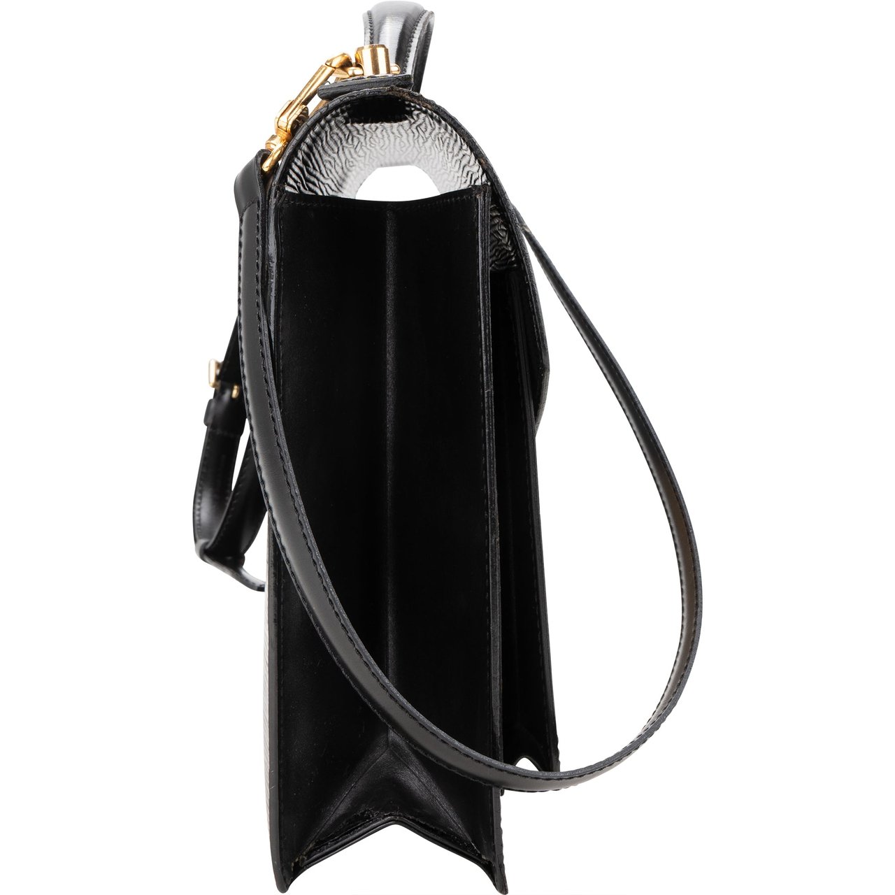 Louis Vuitton Louis Vuitton Noir Epi Leather Monceau Handbag Divers