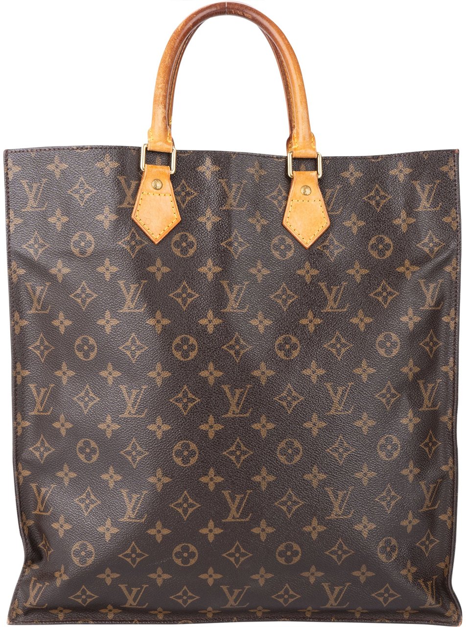 Louis Vuitton Louis Vuitton Canvas Monogram Sac Plat Handbag Divers