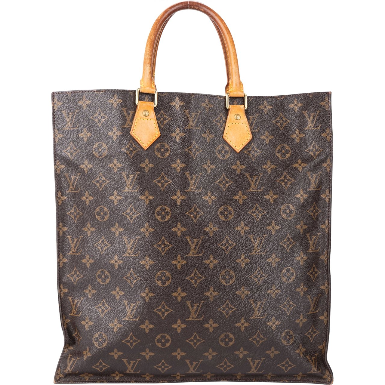 Louis Vuitton Louis Vuitton Canvas Monogram Sac Plat Handbag Divers