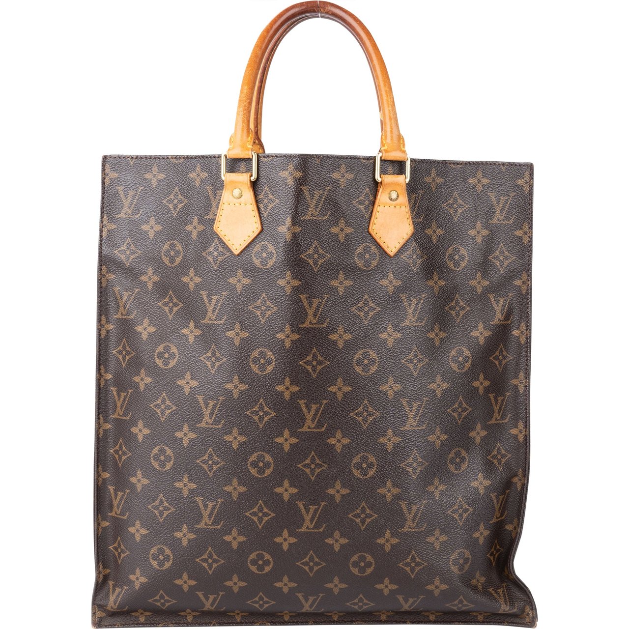 Louis Vuitton Louis Vuitton Canvas Monogram Sac Plat Handbag Divers