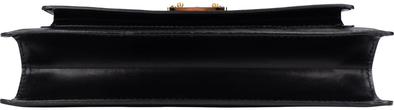 Louis Vuitton Louis Vuitton Noir Epi Leather Monceau Handbag Zwart