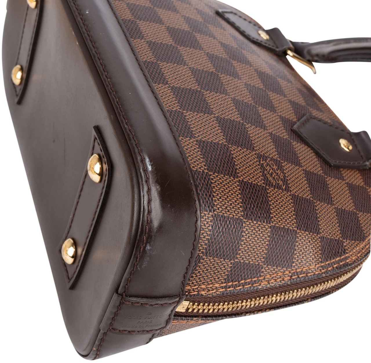 Louis Vuitton Louis Vuitton Monogram Damier Ebene Canvas Alma BB Handbag Bruin