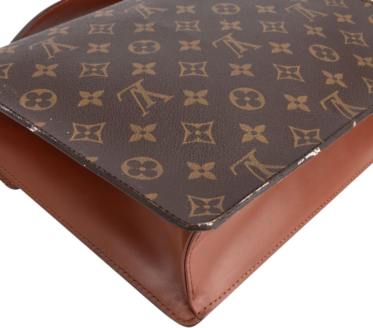 Louis Vuitton Louis Vuitton Monogram Canvas Monceau Handbag Bruin