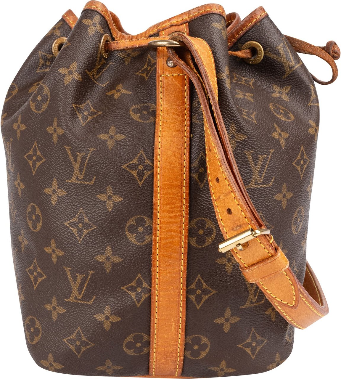 Louis Vuitton Monogram Canvas Sac Noé Petit Shoulder Bag Bruin