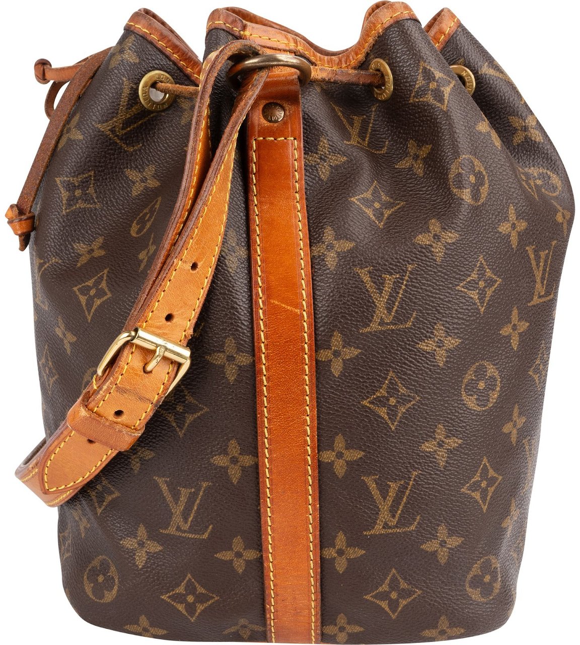 Louis Vuitton Monogram Canvas Sac Noé Petit Shoulder Bag Bruin