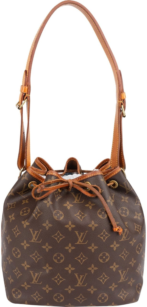 Louis Vuitton Monogram Canvas Sac Noé Petit Shoulder Bag Bruin