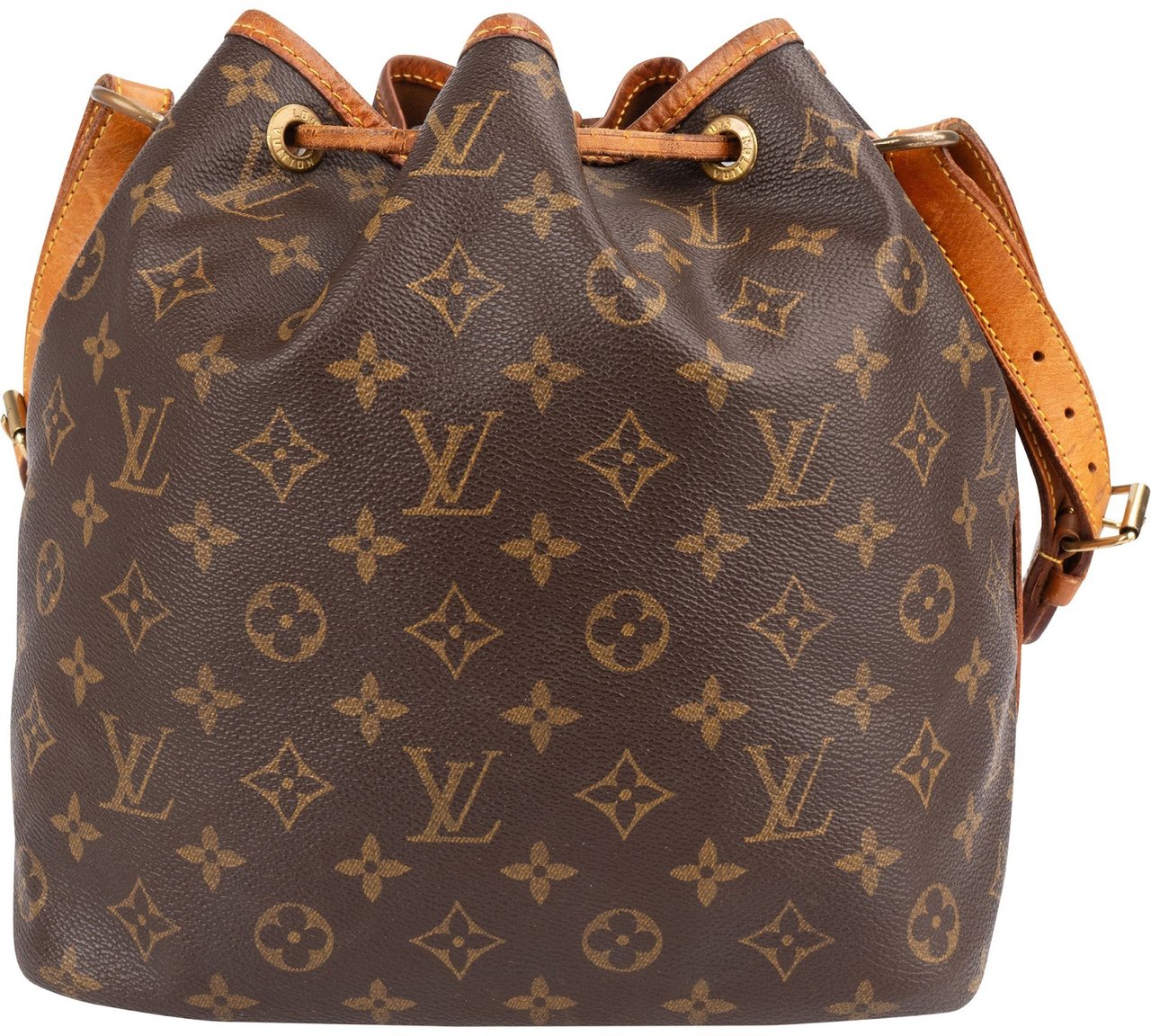 Louis Vuitton Monogram Canvas Sac Noé Petit Shoulder Bag Bruin