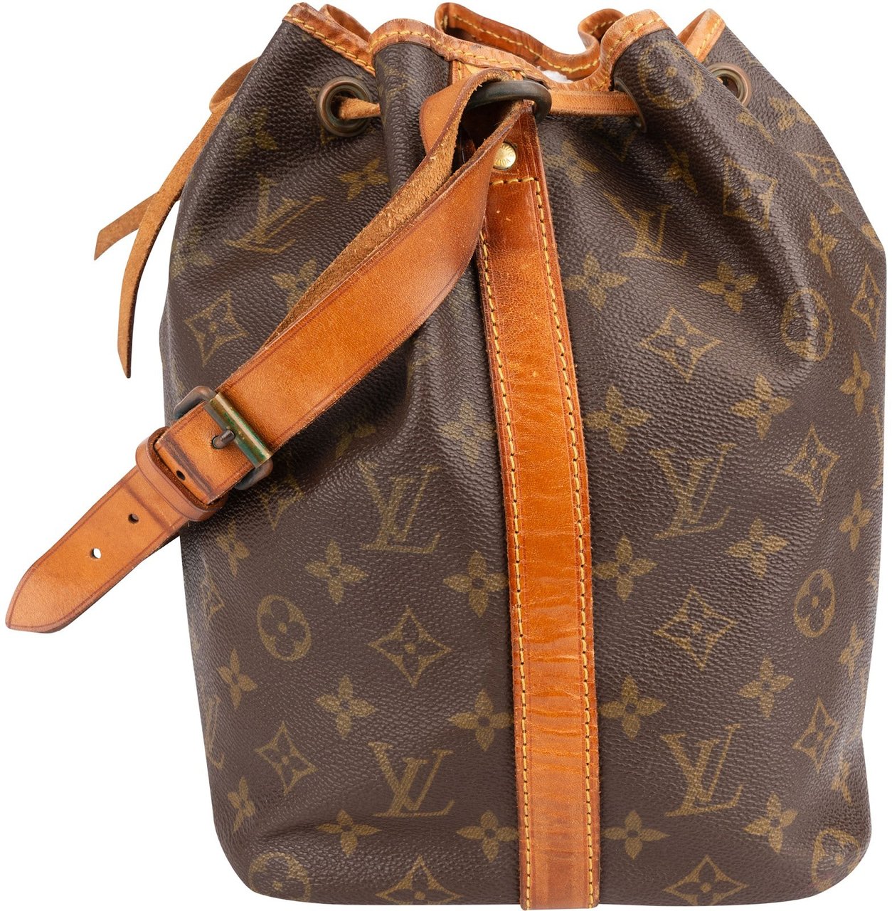 Louis Vuitton Louis Vuitton Monogram Canvas Sac Noé Petit Shoulder Bag Bruin