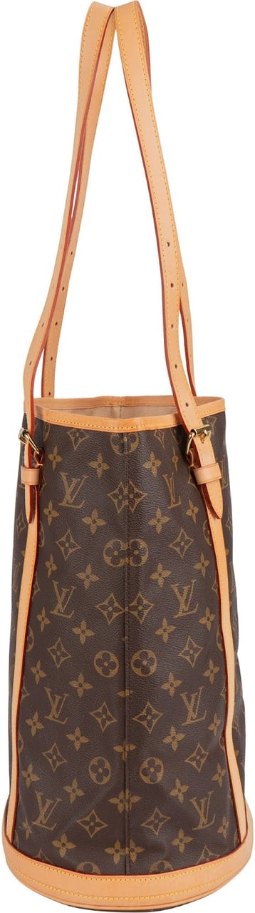 Louis Vuitton Louis Vuitton Monogram Canvas Bucket GM Shoulder Bag Bruin