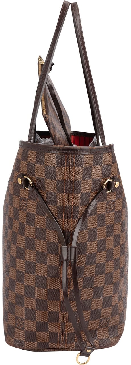 Louis Vuitton Louis Vuitton Monogram Damier Ebene Canvas Neverfull MM Shoulder Bag Bruin
