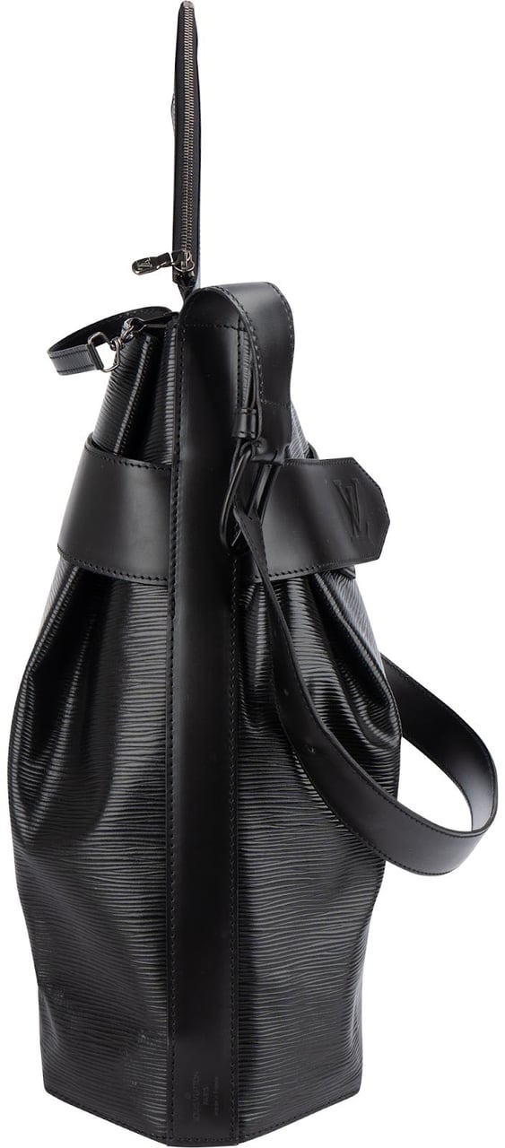 Louis Vuitton Louis Vuitton Noir Epi Leather Sac d'Epaule Shoulder Bag Zwart
