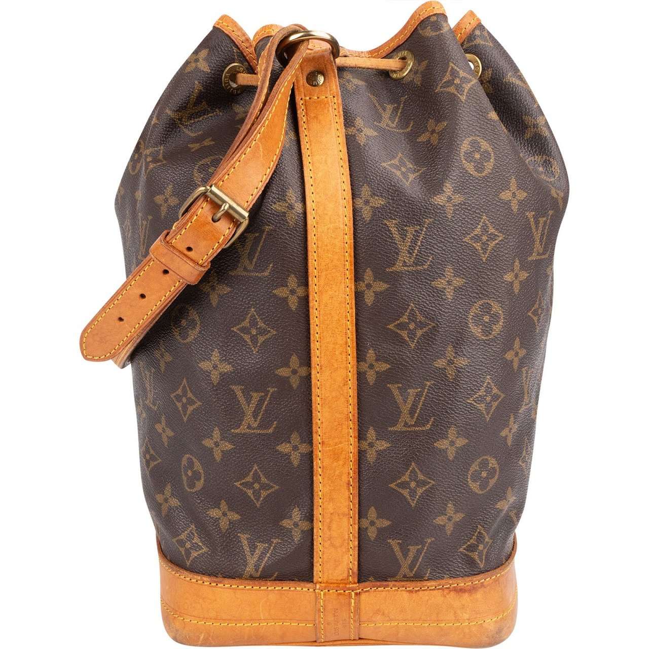 Louis Vuitton Monogram Canvas Sac Noé Grande Shoulder Bag Bruin
