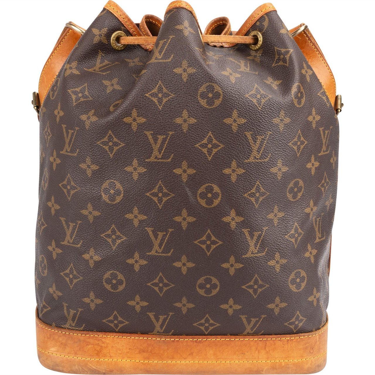 Louis Vuitton Monogram Canvas Sac Noé Grande Shoulder Bag Bruin