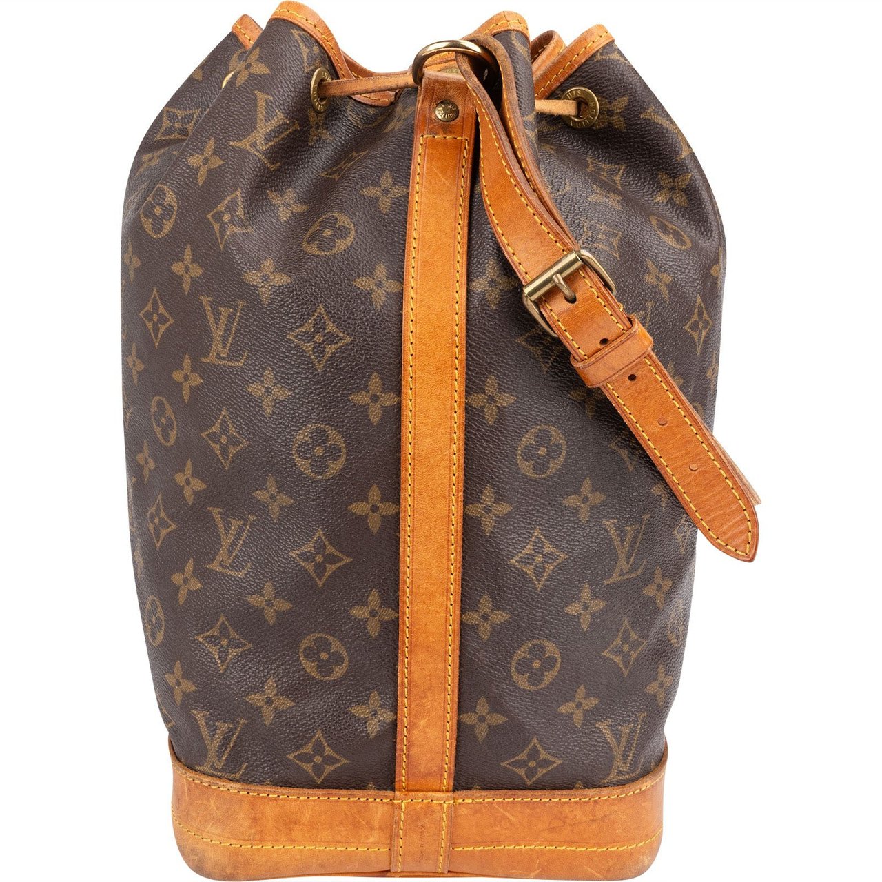 Louis Vuitton Monogram Canvas Sac Noé Grande Shoulder Bag Bruin