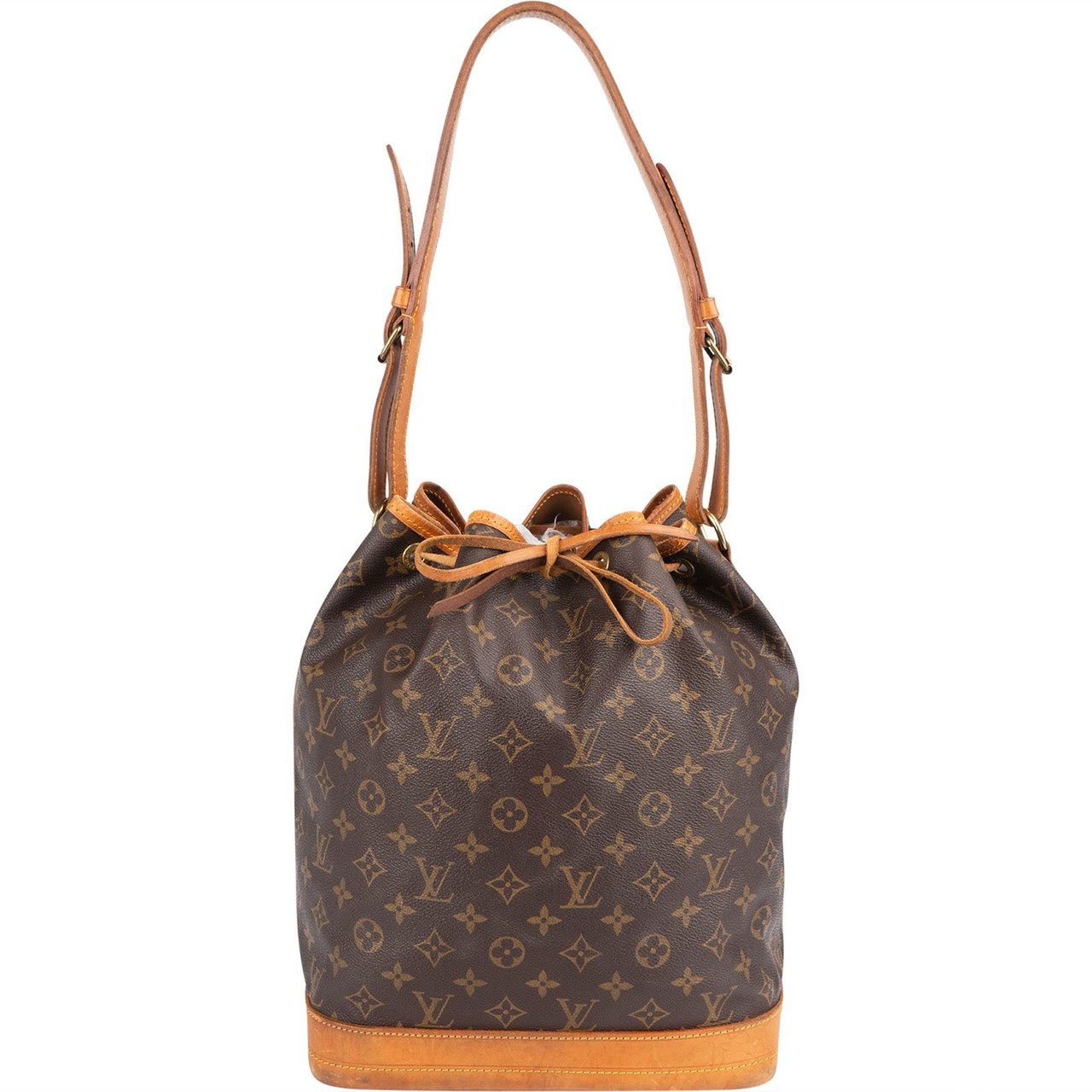 Louis Vuitton Monogram Canvas Sac Noé Grande Shoulder Bag Bruin
