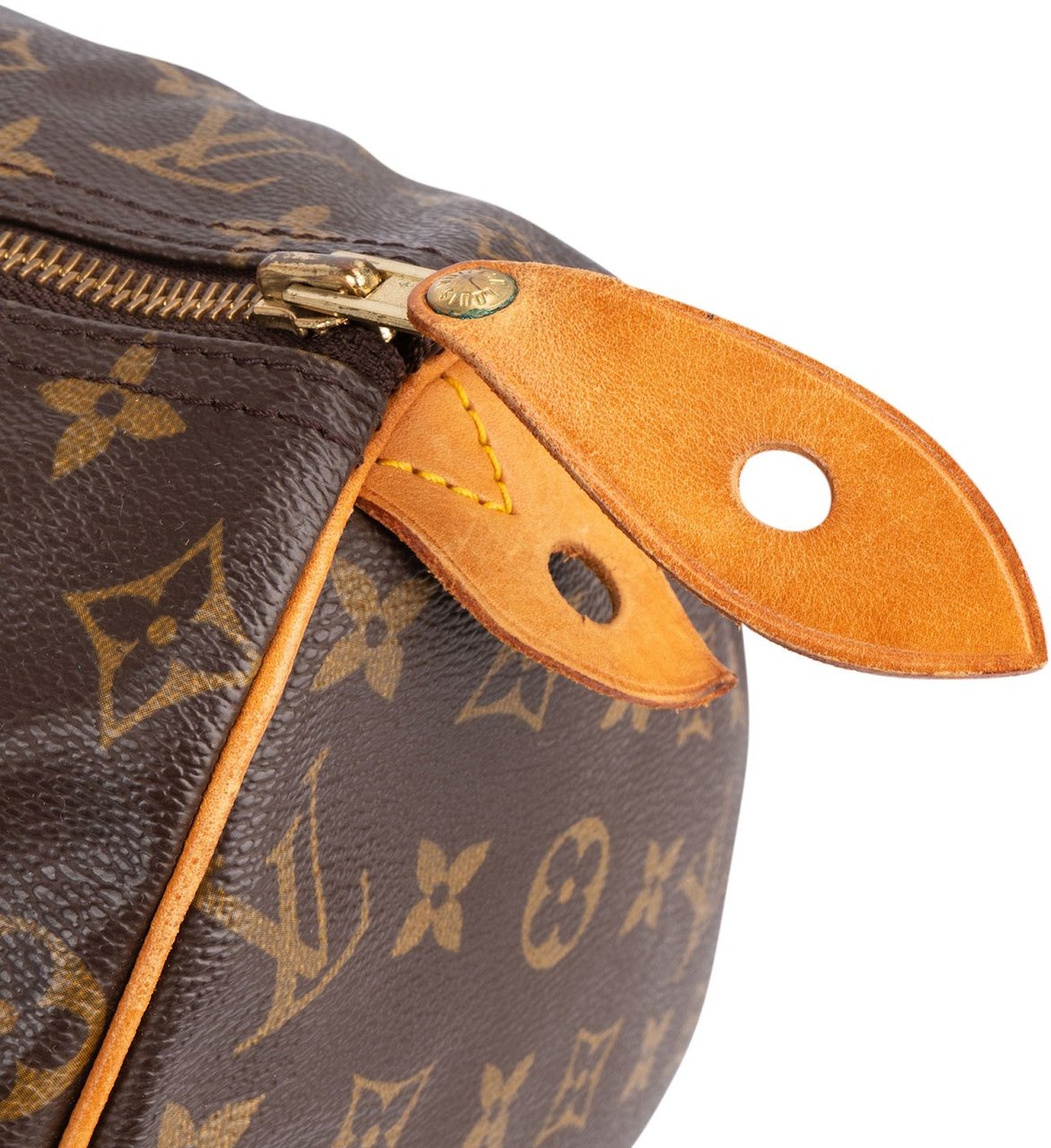 Louis Vuitton Louis Vuitton Monogram Canvas Speedy 40 Handbag Bruin