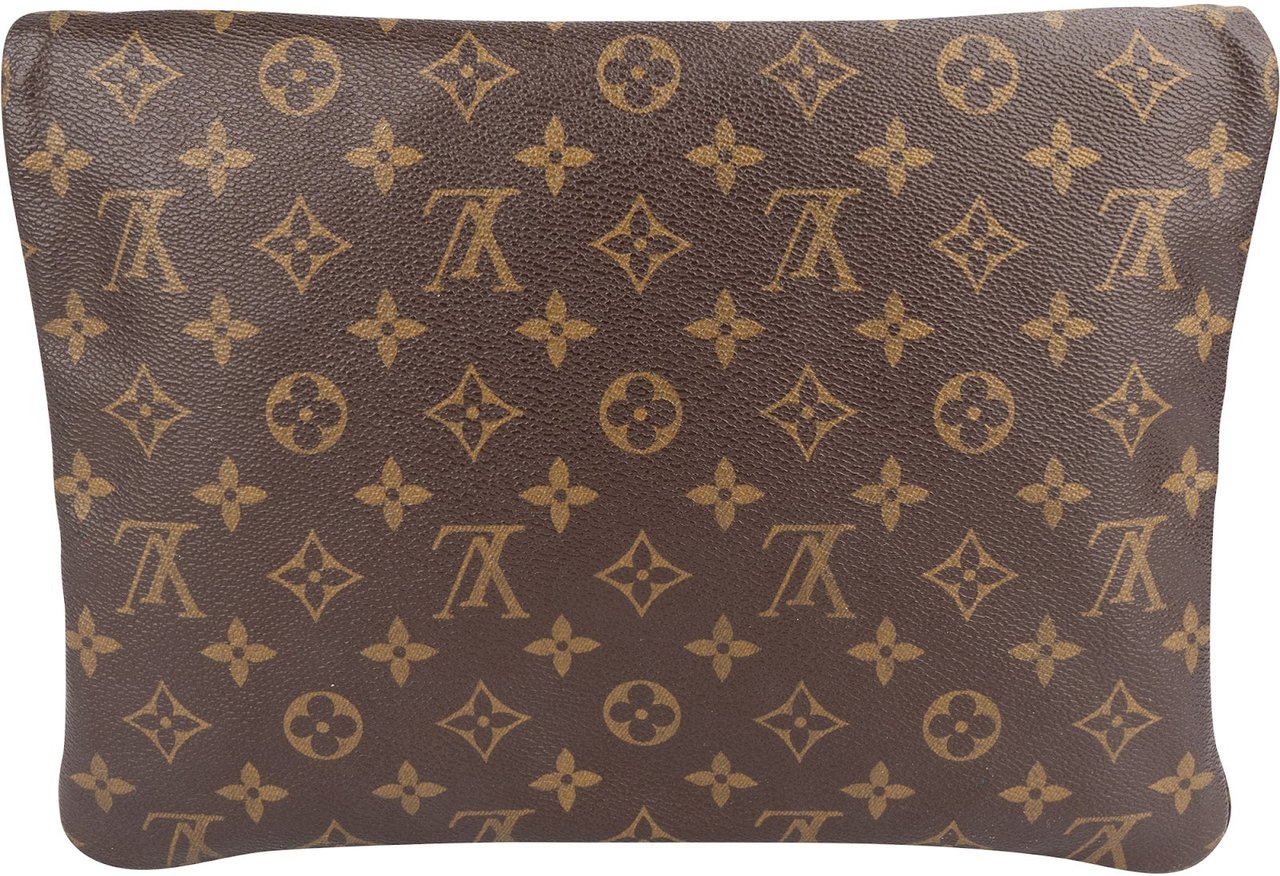 Louis Vuitton Louis Vuitton Monogram Canvas Pochette Pliante Clutch Bruin