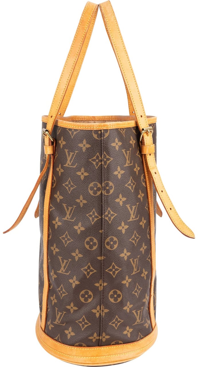 Louis Vuitton Louis Vuitton Monogram Canvas Bucket GM Shoulder Bag Bruin