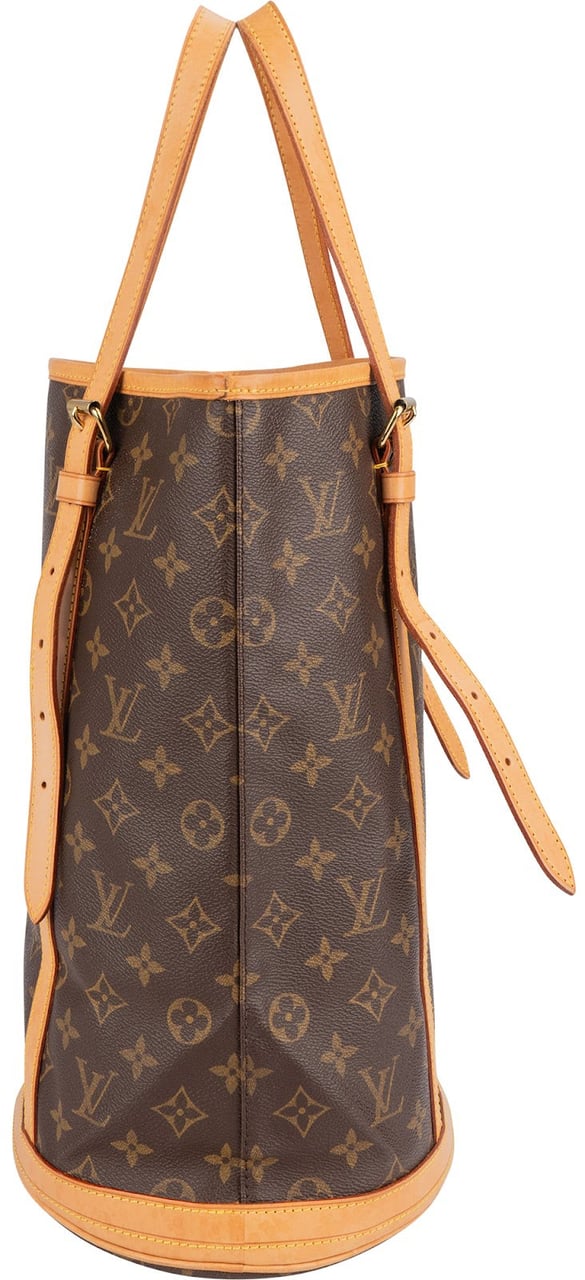 Louis Vuitton Louis Vuitton Monogram Canvas Bucket GM Shoulder Bag Bruin