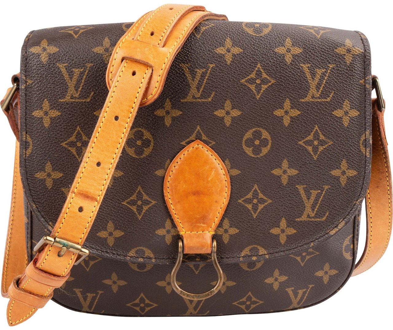 Louis Vuitton Monogram Canvas Saint Cloud GM Crossbody Bag Bruin