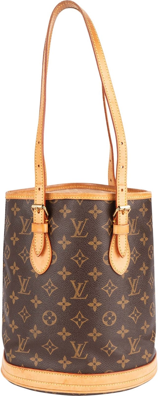 Louis Vuitton Louis Vuitton Monogram Canvas Bucket PM Shoulder Bag Bruin