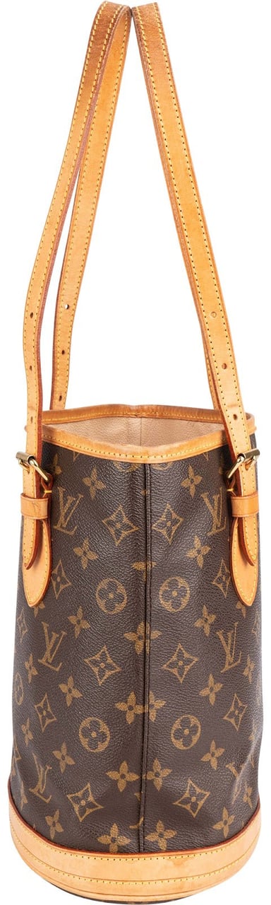Louis Vuitton Louis Vuitton Monogram Canvas Bucket PM Shoulder Bag Bruin