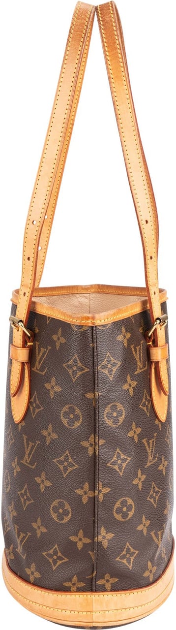 Louis Vuitton Louis Vuitton Monogram Canvas Bucket PM Shoulder Bag Bruin
