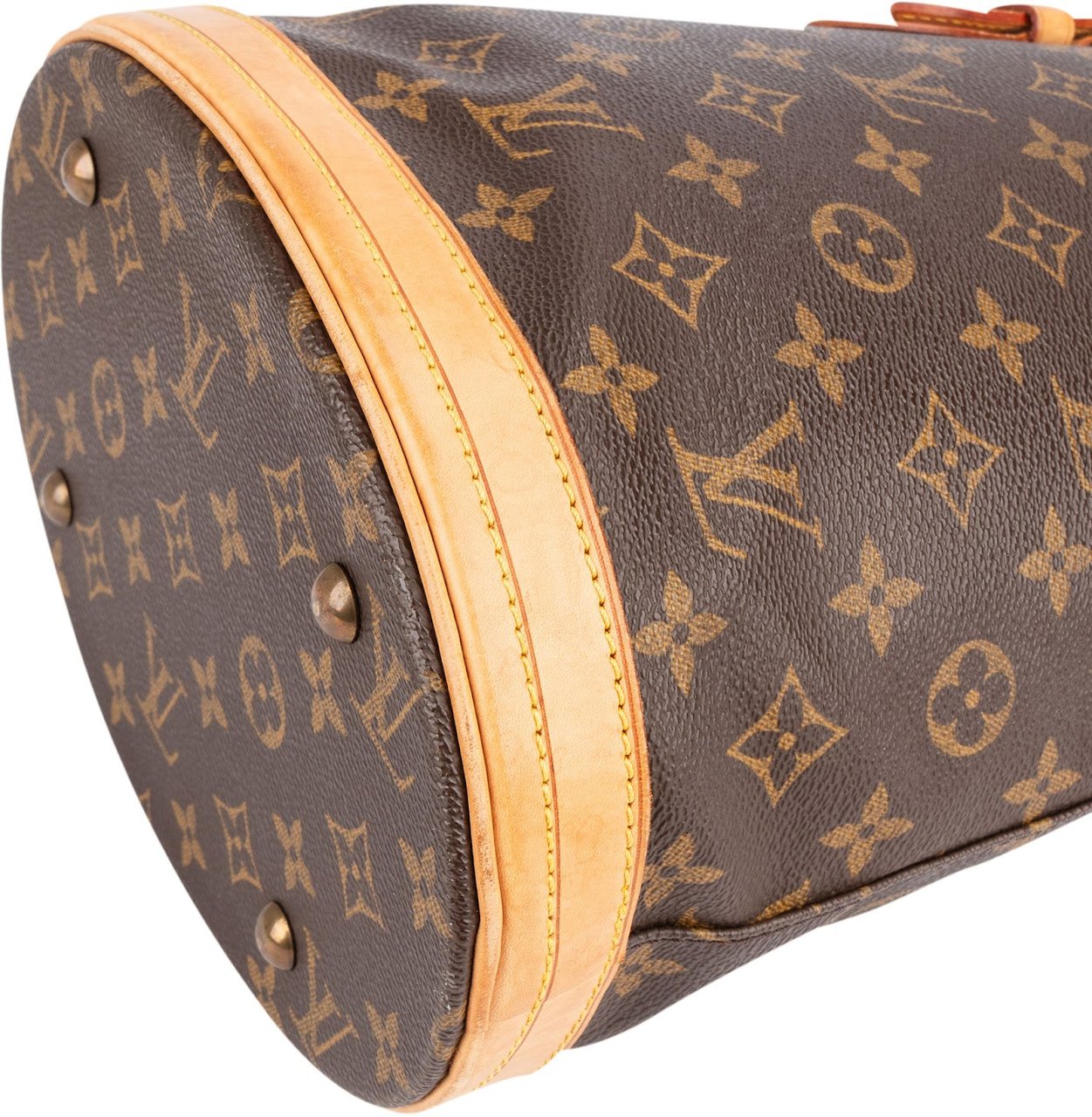 Louis Vuitton Louis Vuitton Monogram Canvas Bucket PM Shoulder Bag Bruin