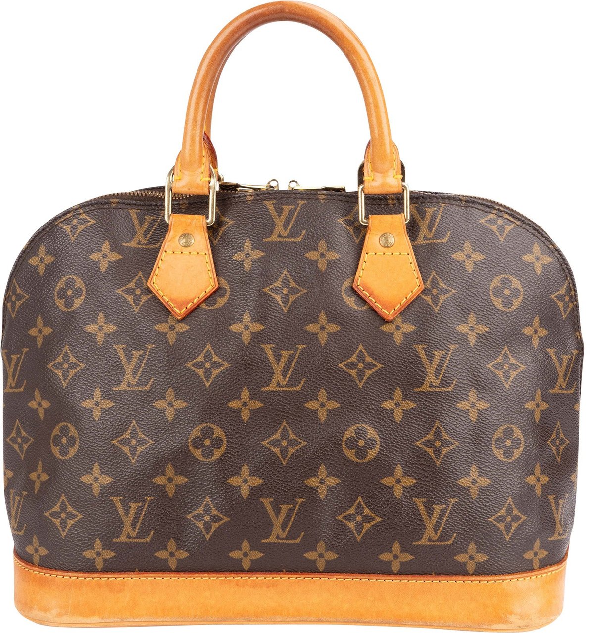 Louis Vuitton Louis Vuitton Monogram Canvas Alma PM Handbag Bruin