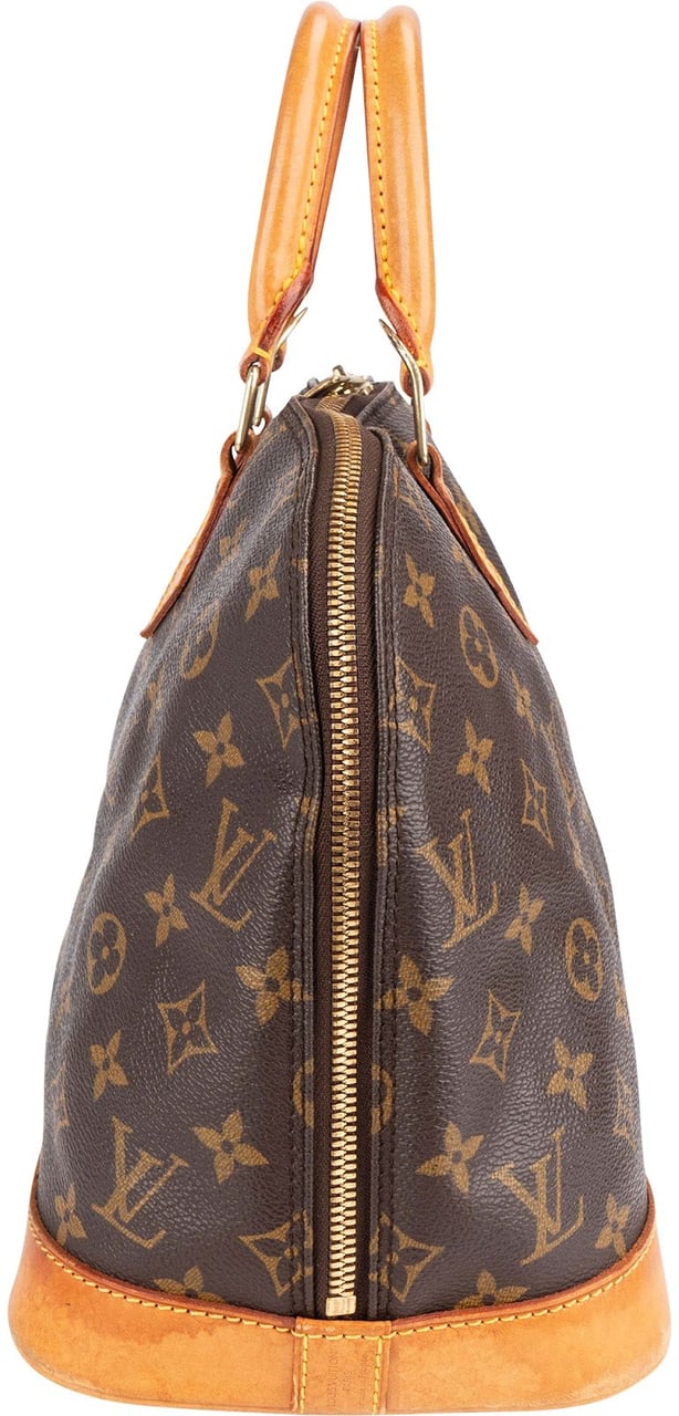 Louis Vuitton Louis Vuitton Monogram Canvas Alma PM Handbag Bruin