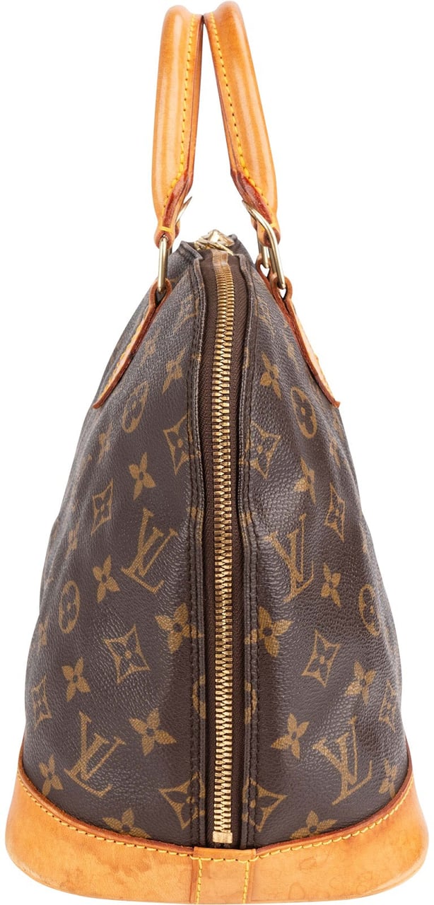 Louis Vuitton Louis Vuitton Monogram Canvas Alma PM Handbag Bruin