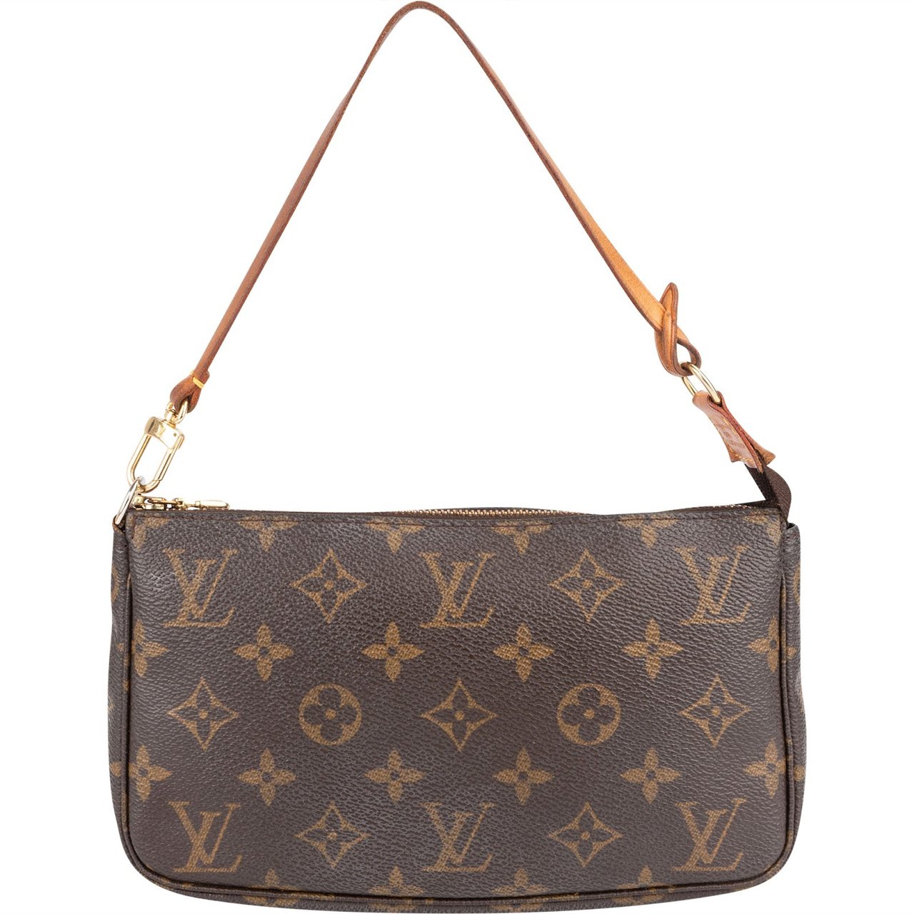 Louis Vuitton Louis Vuitton Monogram Canvas Pochette Accessoires Handbag Bruin