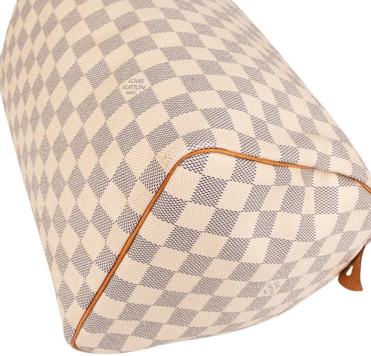 Louis Vuitton Monogram Damier Azur Speedy 30 Handbag Wit
