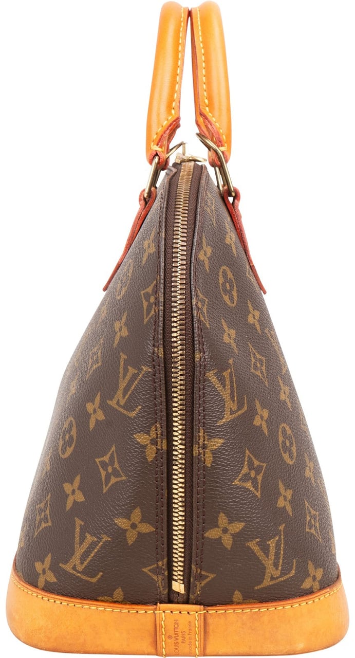 Louis Vuitton Louis Vuitton Monogram Canvas Alma PM Handbag Bruin