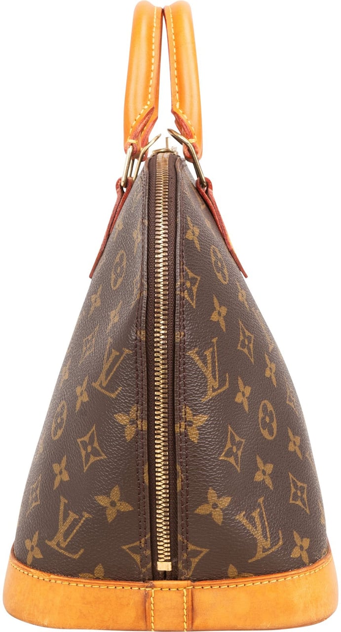 Louis Vuitton Louis Vuitton Monogram Canvas Alma PM Handbag Bruin