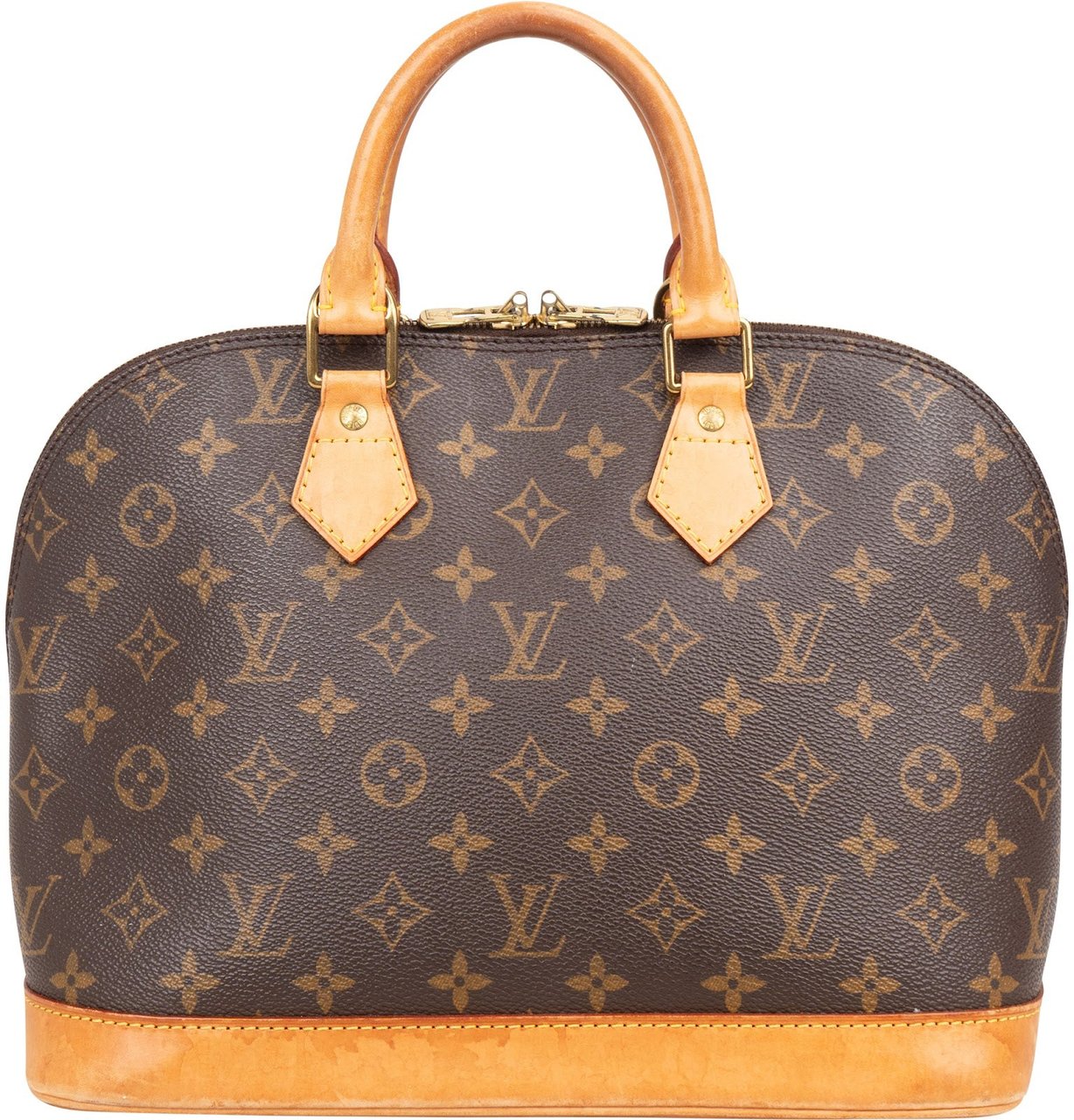 Louis Vuitton Louis Vuitton Monogram Canvas Alma PM Handbag Bruin