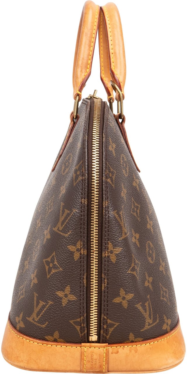 Louis Vuitton Louis Vuitton Monogram Canvas Alma PM Handbag Bruin