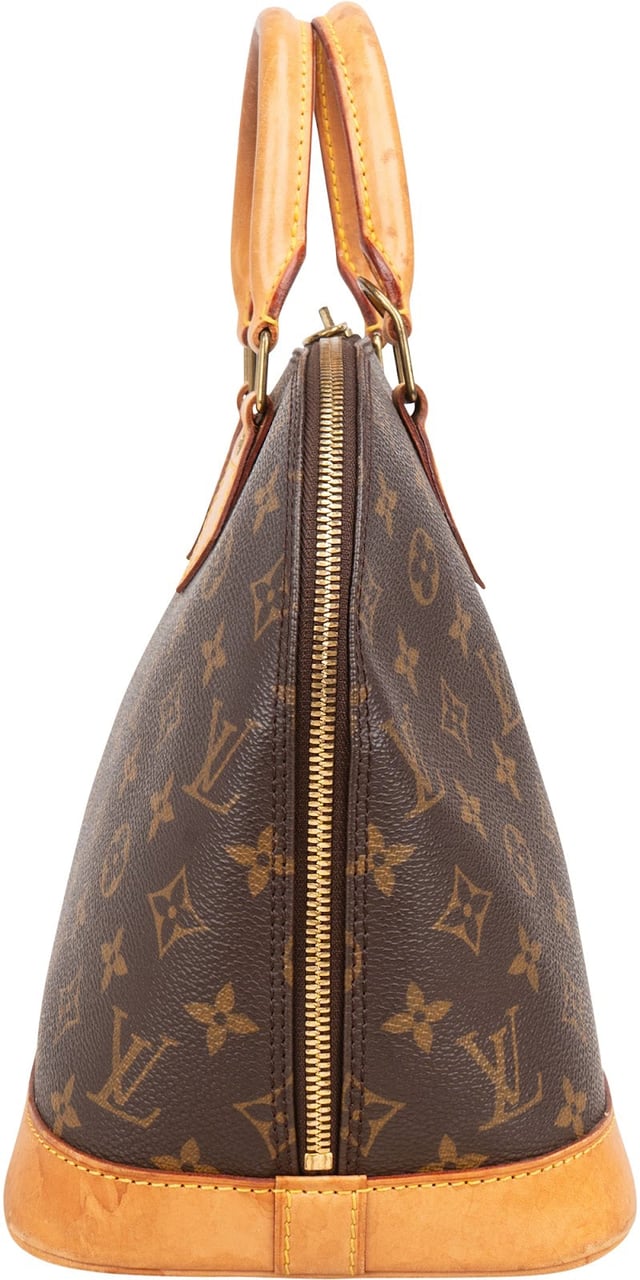 Louis Vuitton Louis Vuitton Monogram Canvas Alma PM Handbag Bruin