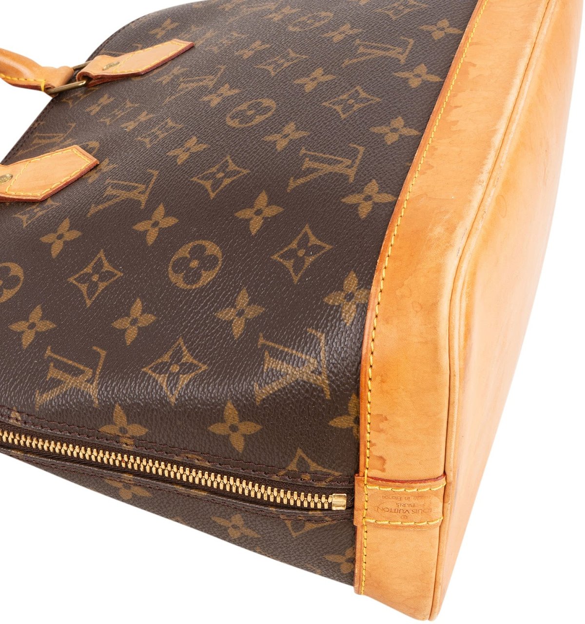 Louis Vuitton Louis Vuitton Monogram Canvas Alma PM Handbag Bruin