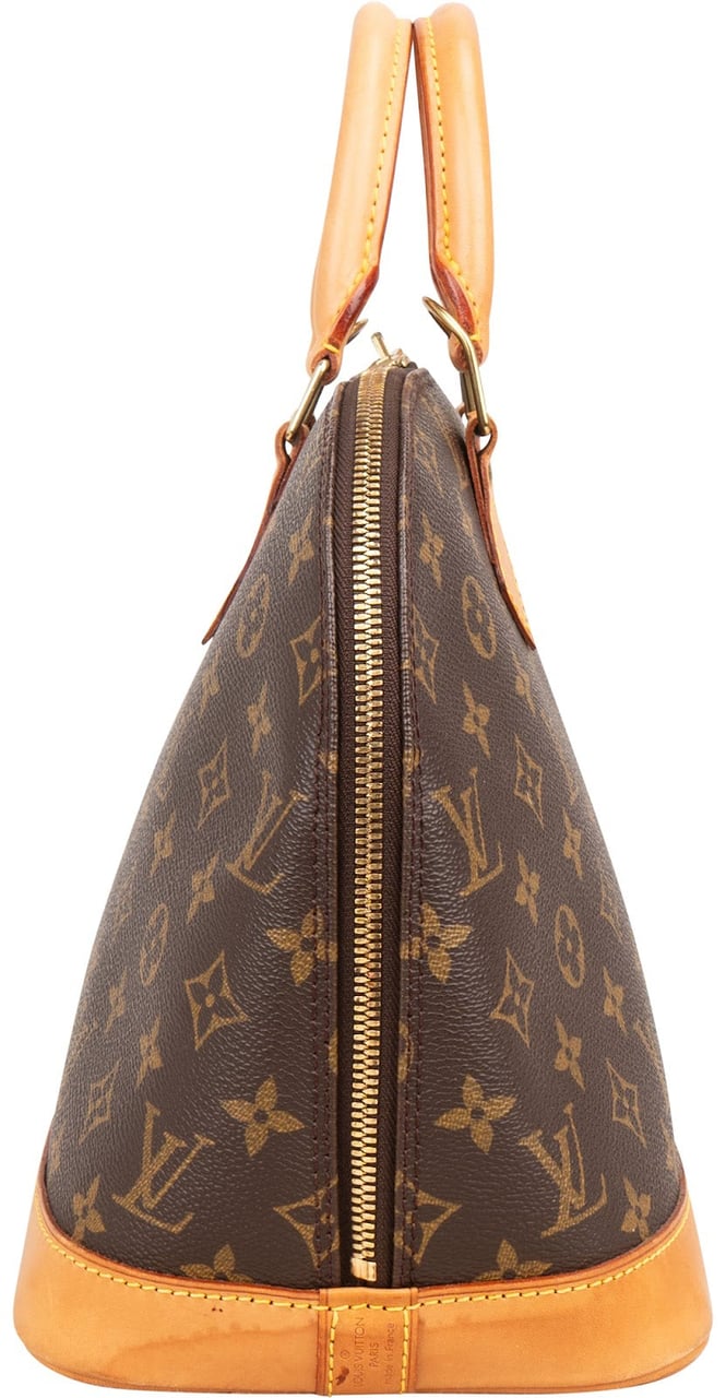 Louis Vuitton Louis Vuitton Monogram Canvas Alma PM Handbag Bruin
