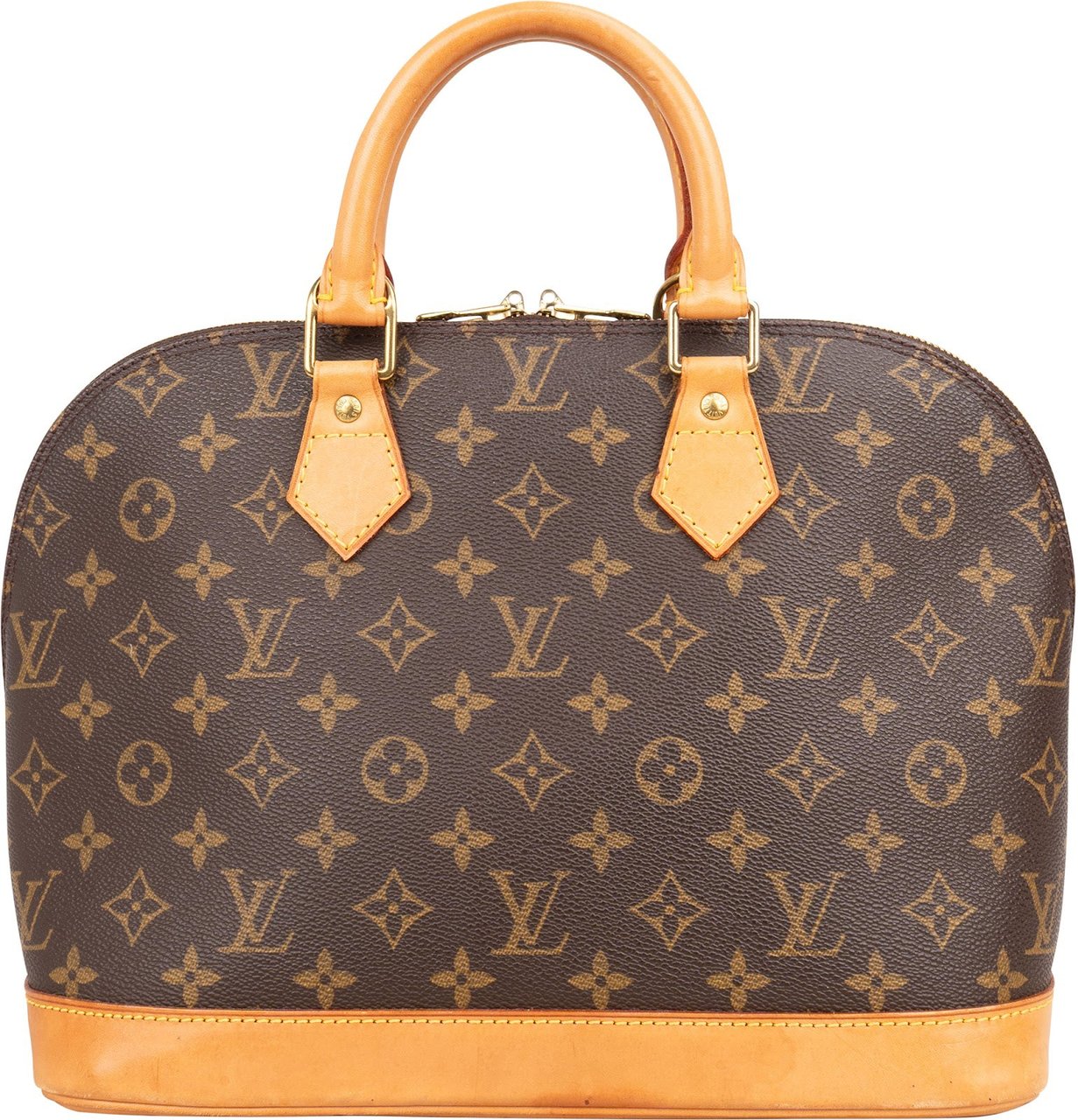 Louis Vuitton Louis Vuitton Monogram Canvas Alma PM Handbag Bruin