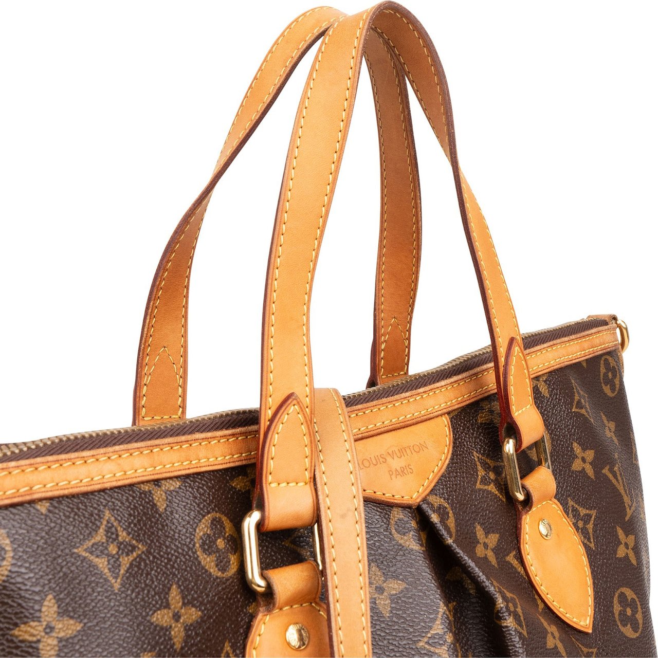 Louis Vuitton Louis Vuitton Monogram Canvas Palermo PM Handbag Bruin