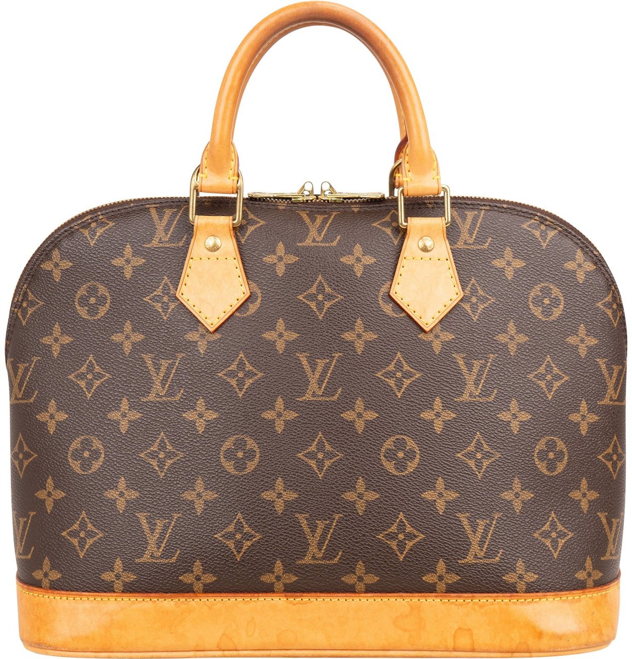 Louis Vuitton Louis Vuitton Monogram Canvas Alma PM Handbag Bruin
